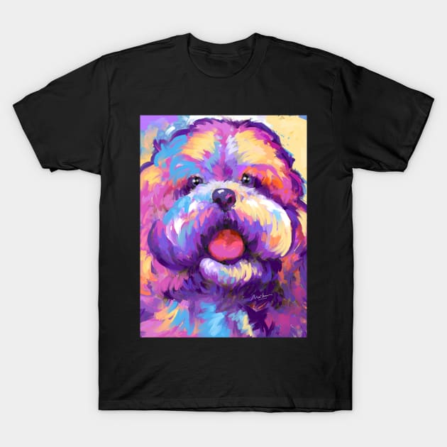 Havanese Dog T-Shirt by mailsoncello